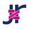 JZRDesign logo, a blue letter J and R seemingly tied together by a letter Z